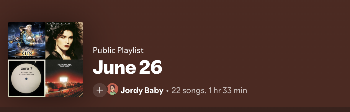 Playlist of the month