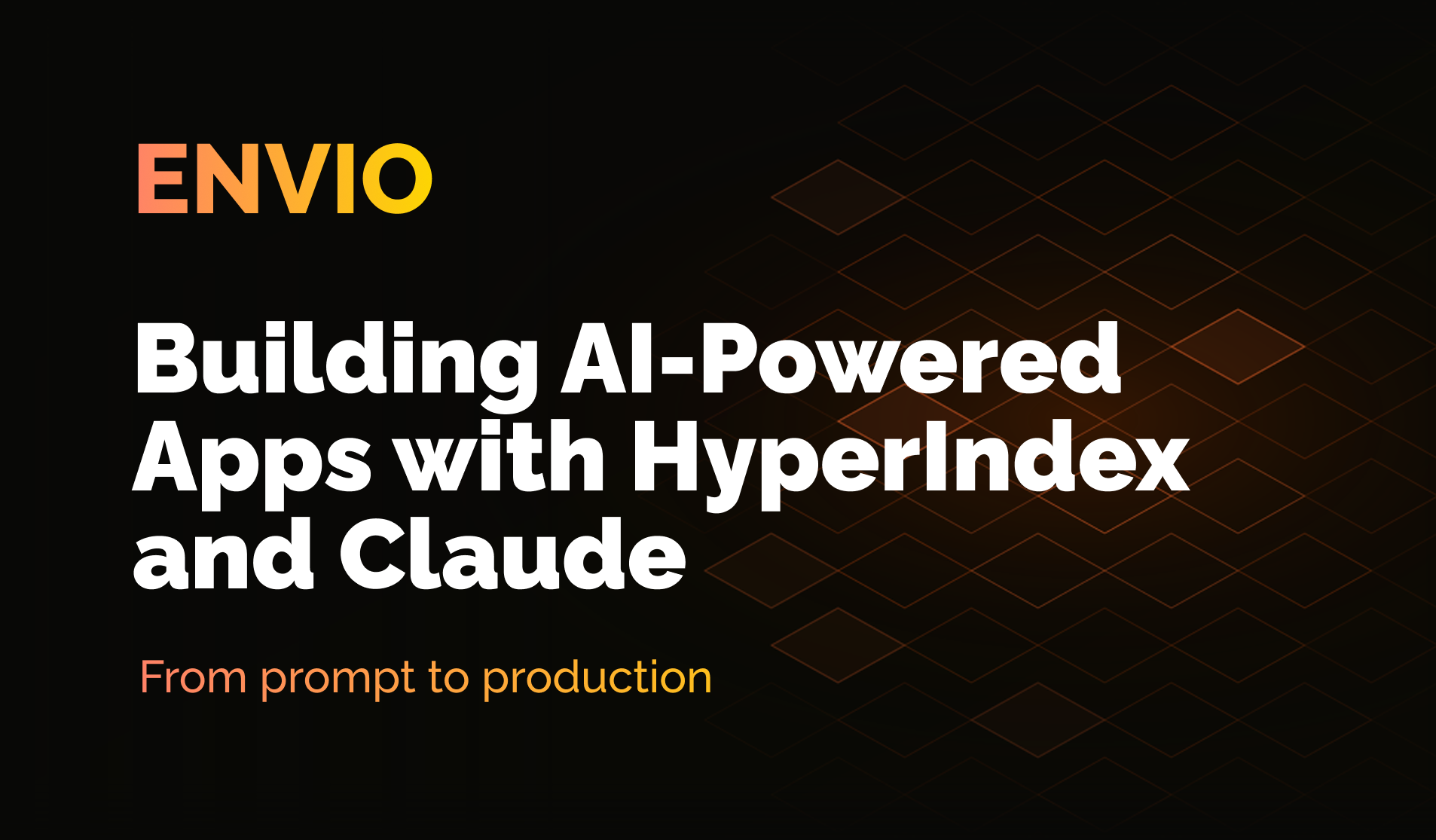 Build an AI-Powered Onchain App with HyperIndex and Claude