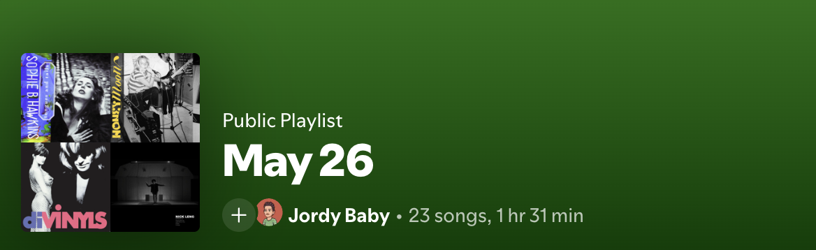 Playlist of the month